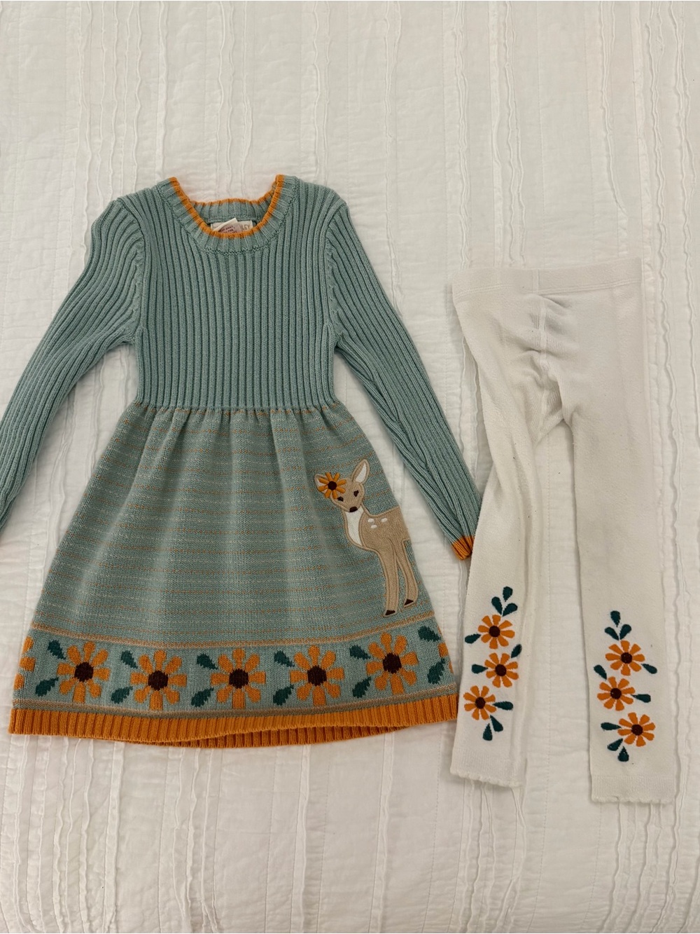 Cynthia Rowley Ribbed Sweater with floral detail